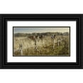 thumbnail image 1 of Adamov, Alexey 32x18 Black Ornate Wood Framed with Double Matting Museum Art Print Titled - On the Field, 1 of 4