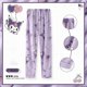 thumbnail image 3 of Sanrio Hello Kitty pantalones de pijama Anime Kuromi Cinnamoroll My Melody camisón de franela Kawaii Y2K niñas ropa de descanso de felpa invierno, 3 of 4