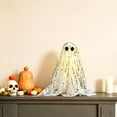 thumbnail image 2 of Halloween Sequin Ghost Decor with LED Lights Ghost Tabletop Ornament Indoor Decoration Table Centerpiece Mantel Halloween Party,1pack, 2 of 4