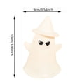 thumbnail image 4 of PoyoKee Halloween Decorations - Glowing Ghost Pumpkin Lamp, Halloween Witch Hat Ghost Night Light, Desk Lamp for Party Home Book Shelf Indoor Decor, 4 of 5
