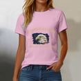 thumbnail image 4 of felwors Women's 250th Anniversary USA T-Shirt 1776-2026 Patriotic Eagle Flag Graphic Tee – Plus Size American Independence Day Top (Pink, S), 4 of 8