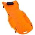 thumbnail image 2 of Plastic Creeper 48 Inch - Blow Molded Ergonomic HDPE Body with Padded Headrest & Dual Tool Trays - 440 Lbs Capacity, Orange, 2 of 13