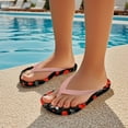 thumbnail image 5 of POLERO Little Kid Poppy Flower Butterfly Print Flip Flop, Arch Support, Non Slip Outsole, Water Friendly Size 10, 5 of 7