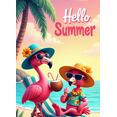 thumbnail image 4 of Flamingo Theme Summer Beach Banner Holiday Flamingo Decorative Tropical Design for Summer Party Beach Party Holiday Decor, 4 of 6