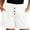White, variant on Jalioing Shorts for Women Summer Loose Drawstring Waist Button Shorts Wide Leg Casual Vacation Shorts with Pocket
