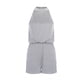 thumbnail image 2 of Mono de verano con cuello halter, mono de verano para mujer, mono de verano para mujer, mono corto con cuello halter, diseño exquisito, 2 of 7