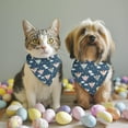 thumbnail image 2 of Dog Bandana 2 Pack,Dark Blue Fairy Moon Princess Pattern Bandanas for Dogs,Cat Bandana,Small/ Large Dog Bandana 2 Size,Dog Bandanas, 2 of 6