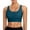Navy, variant on Womens Athletic Swim Top Women's Solid Color Sports Bra Bikini Top Swim Bra Athletic Swim Top Bathing Suit Top Black L