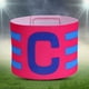 thumbnail image 2 of Brazalete Capitán Ygjytge Ajustable Transpirable para Capitán Fútbol Rosa, 2 of 7