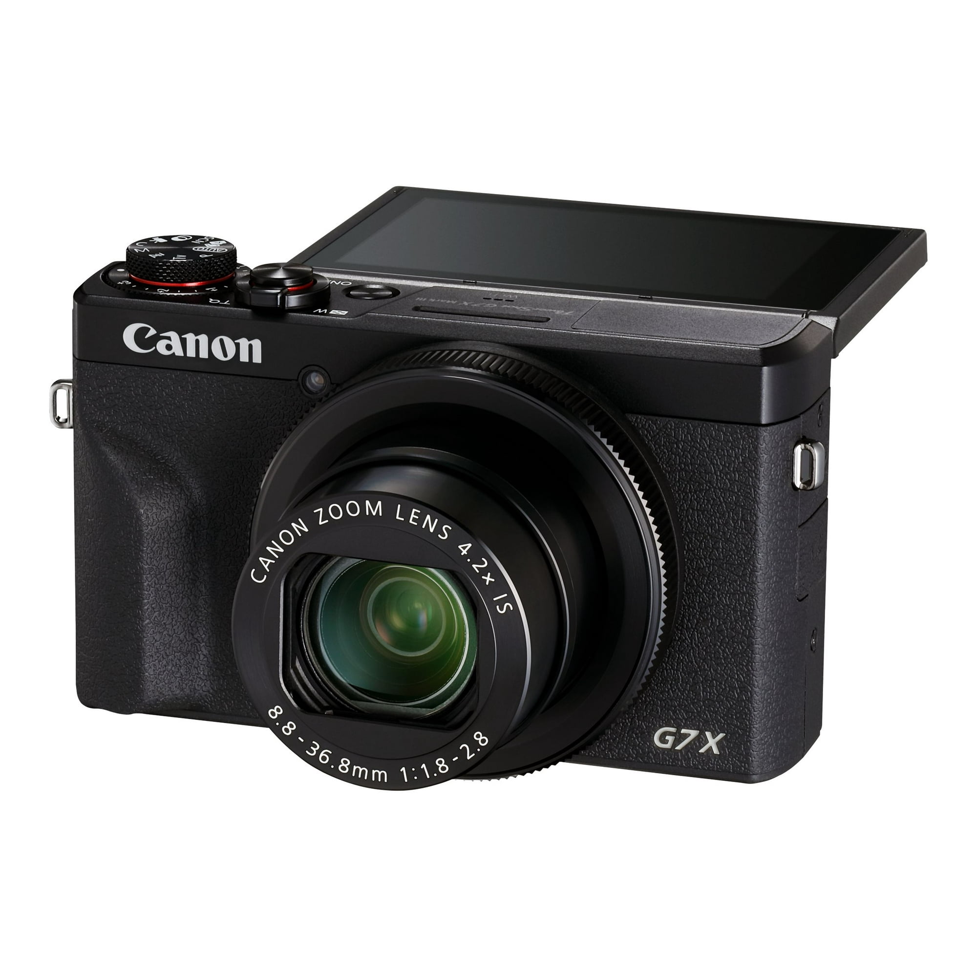 Canon PowerShot G7 X Mark III - Digital camera - compact - 20.1 MP - 4K / 30 fps - 4.2x optical zoom - Wi-Fi, Bluetooth - black