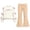 Khaki, variant on BXJX Girls Outfit Sets 2 Piece Size 10-12, Bow Decor Spring Fall Crew Neck Long Sleeve Kids Sweatshirts and Flare Pants Sets Beige