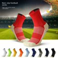thumbnail image 2 of Calcetines de fútbol Calcetines de entrenamiento Sobre el pie Fondo de toalla Tira antideslizante Tubo corto Resistente al desgaste Deportes Absorbe los golpes Fricción Calcetines de, 2 of 6
