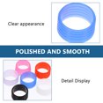 thumbnail image 3 of FENGGUIQU 6pcs Racket Handle Longevity Tennis Racquet Grip Ring Silicone Sweat Removal Badminton Games, 3 of 6