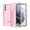 Pink, variant on Phone Case Compatible with Samsung Galaxy S21 FE, Flexible Crystal Clear Ultra Slim Cases Soft TPU Cover Full Protective Bumper Scratch-Resistant Case Cover for Samsung Galaxy S21 FE, Pink