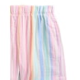 thumbnail image 3 of Wonder Nation Girls Textured Woven Cotton Top and Shorts Outfit Set, 2-Piece, Sizes 4-10, 3 of 3