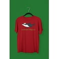 thumbnail image 5 of Old Glory Mens Christmas Shark Seasons Greetings Funny Pun Short Sleeve T Shirt, 5 of 5