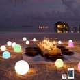 thumbnail image 2 of SAYDY LED Orb Sphere Lamp with Remote, RGB Color Changing Glow Ball Mood Light, 16 Dimmable Colors & 4 Modes, for Party Exhibition Nursery Bedside (Size : 30cm/11.8in), 2 of 8