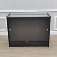 thumbnail image 2 of FixtureDisplays® 48X38X18" Half Vision Glass Showcase Wood Cabinet Floor Stand Assembly Instruction Video In Description, Ships LTL, Freight Verification Required 10172, 2 of 12