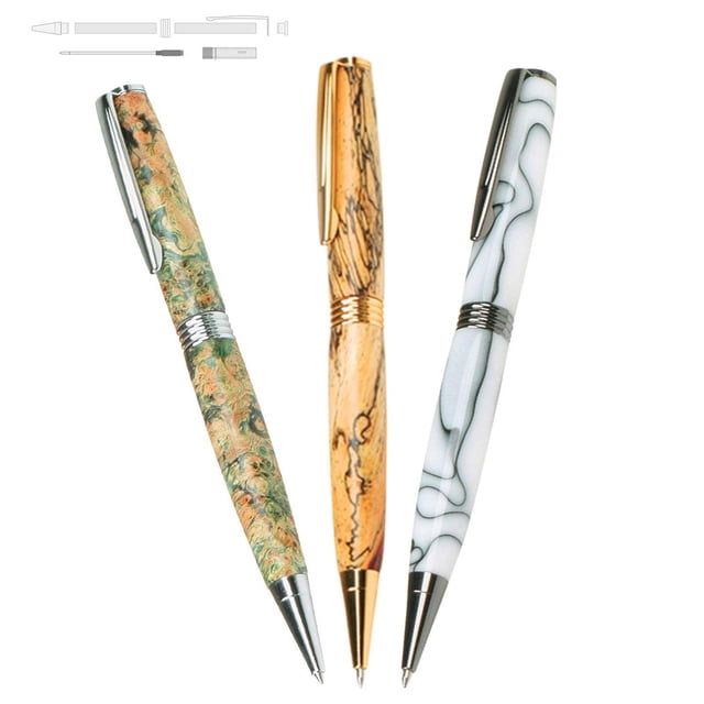 Penn State Industries PKXMPAK Trimline Pen Kit Variety Pack Woodturning Project (12pack)