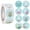 Multicolor#02, variant on Anewi Easter Egg Stickers Roll 8 Pattern Designs Self-Adhesive Waterproof Decals with Rabbit Flower for Envelope Scrapbook Spring Party Decor
