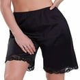 thumbnail image 1 of Shorts de Pyjama Mi-Longs pour Femmes Été Décontractés Doux Slips Soie Glacée Bas de Nuit, 1 of 6