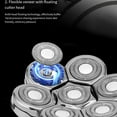 thumbnail image 2 of Transemion Electric For Men Enjoy Comfortable Shaving Experience IPX6 Waterproof Electric Shaver USB charging 1Set, 2 of 6