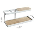 thumbnail image 2 of Mistaha Remote Control Holder Stand Wooden Iron Glasses Watch Storage Box Office Desktop Organizer Jewelry, 2 of 7