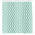 thumbnail image 3 of Ambesonne Caterpillar Shower Curtain, Larva Type Bugs, 69"Wx70"L, Sea Green and White, 3 of 3