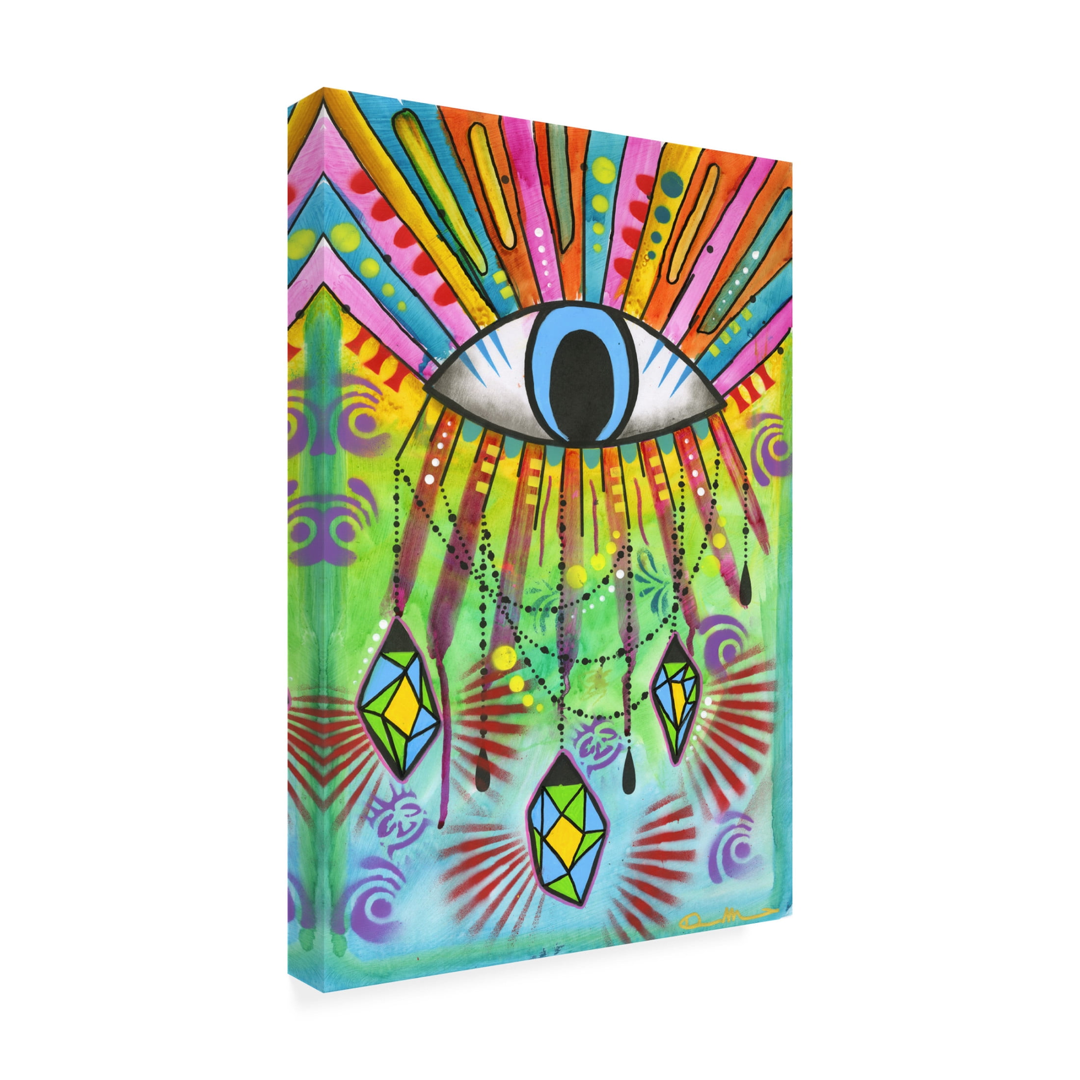 Canvas Wall Art - Dean Russo 'Cosmic Balance 7' Wall Art for Living Room, Bedroom, or Office Décor by Trademark Fine Art - 22 x 32 Inches
