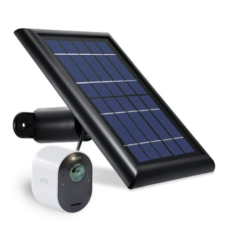 UPC: 4897080228815 | Wasserstein Solar Panel Compatible with Arlo Ultra/Ultra 2 Arlo Pro 3/Pro 4 and Arlo Floodlight ONLY with 13.1ft Cable (1 Pack Black)