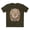 Army, variant on Floral Graphic T-Shirt Unisex 100 Cotton Art Design with Antique Flowers Tee 23