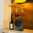 thumbnail image 5 of Comfort Zone Fan-Forced Oscillating Space Heater with Thermostat, Black, 5 of 7