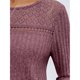 thumbnail image 4 of Camisa de Larga con Encaje para Mujer, Top de Otoño, Moda Elegante, Informal, Tipo Túnica, Suéter, Ropa de . Púrpura L, 4 of 8