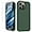 Army Green, variant on Compatible with iPhone 15 Case with Screen Protector,Upgraded Liquid Silky Soft Silicone Cover,Fashionably  for Women and Girls,Protective Phone Case 6.1",Coral