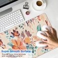 thumbnail image 4 of Long Mouse Pads for Desk,Pioneer Flower Floral Print Pattern Desk Mats on Top Of Desks, Desk Mouse Pad Extra Large with 3mm Non-Slip Base and Stitched Edge for Gaming,Office,Work,Home 35.4"x15.7", 4 of 6