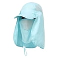thumbnail image 1 of Sonducket Manténgase sombreado y elegante solapa para el sol para una máxima protección solar en una variedad de colores Sombrero de pesca Sombreros Azul claro, 1 of 6