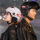 thumbnail image 4 of Casco de motocicleta YEMA de medio casco para bicicleta eléctrica/motocicleta con doble lente y parasol, casco de seguridad para calidez invernal y protección auditiva, 4 of 5
