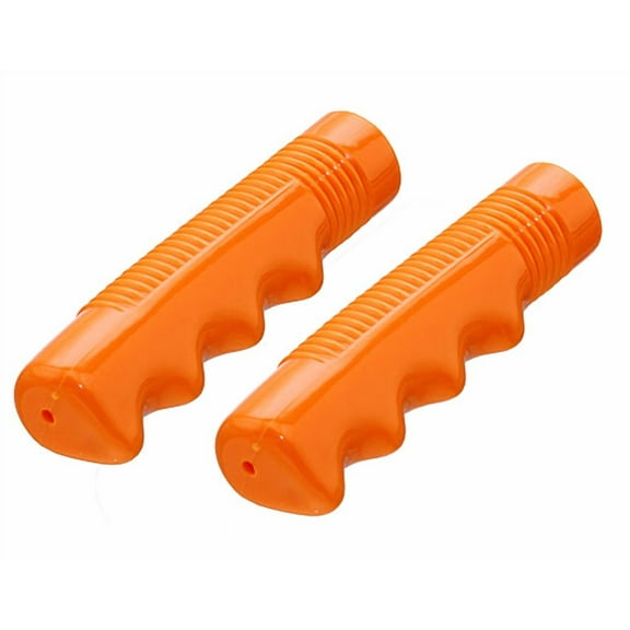 Lowrider Bicycle Bike Grips Orange. Bike Part, Bicycle Part, Bike Accessory, Bicycle Accessory