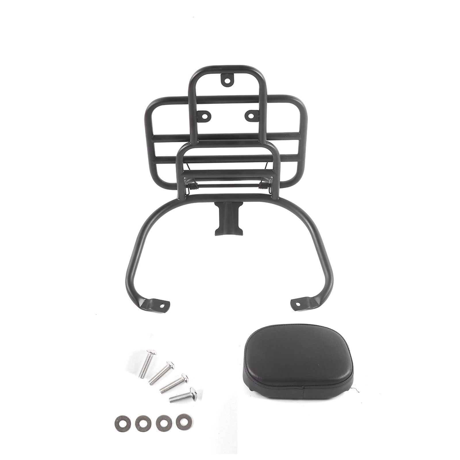 Luggage Carrier Bracket Rear Luggage Carrier Rack With Backrest Cushion