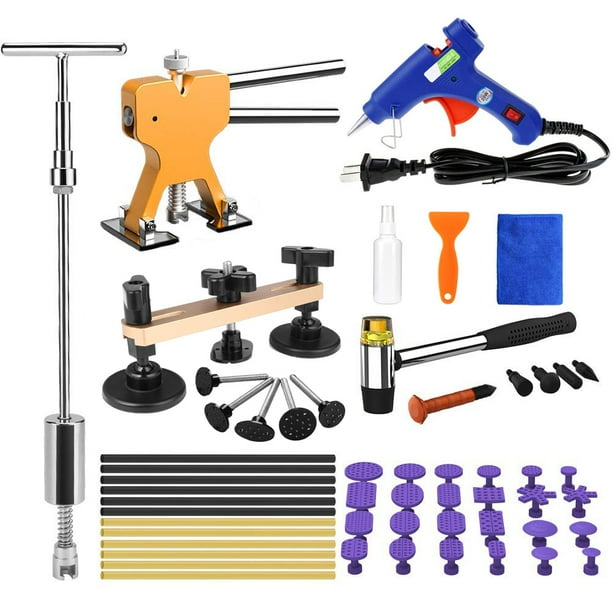Paintless Dent Repair Remover 58pcs, Pro Car Dent Puller Tools with Tap