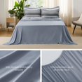 Cozy Comfort Bed in a Bag Queen 7 Pieces - Striped Beddding Sets, Queen Comforter Sets with Comforter, Fitted Sheet, Flat Sheet, Pillowcase & Shams