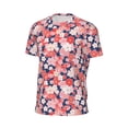 thumbnail image 6 of Wukai Japanese Cherry Blossoms Print Men's Short-Sleeved Mesh T-Shirt,Quick-Dry Short Sleeve Workout T-Shirt-3X-Large, 6 of 8