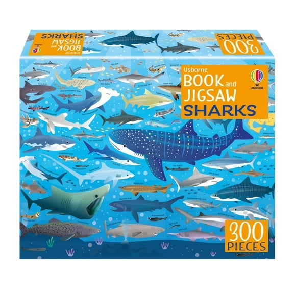 Usborne Book and Jigsaw Usborne Book and Jigsaw: Sharks, (Paperback)
