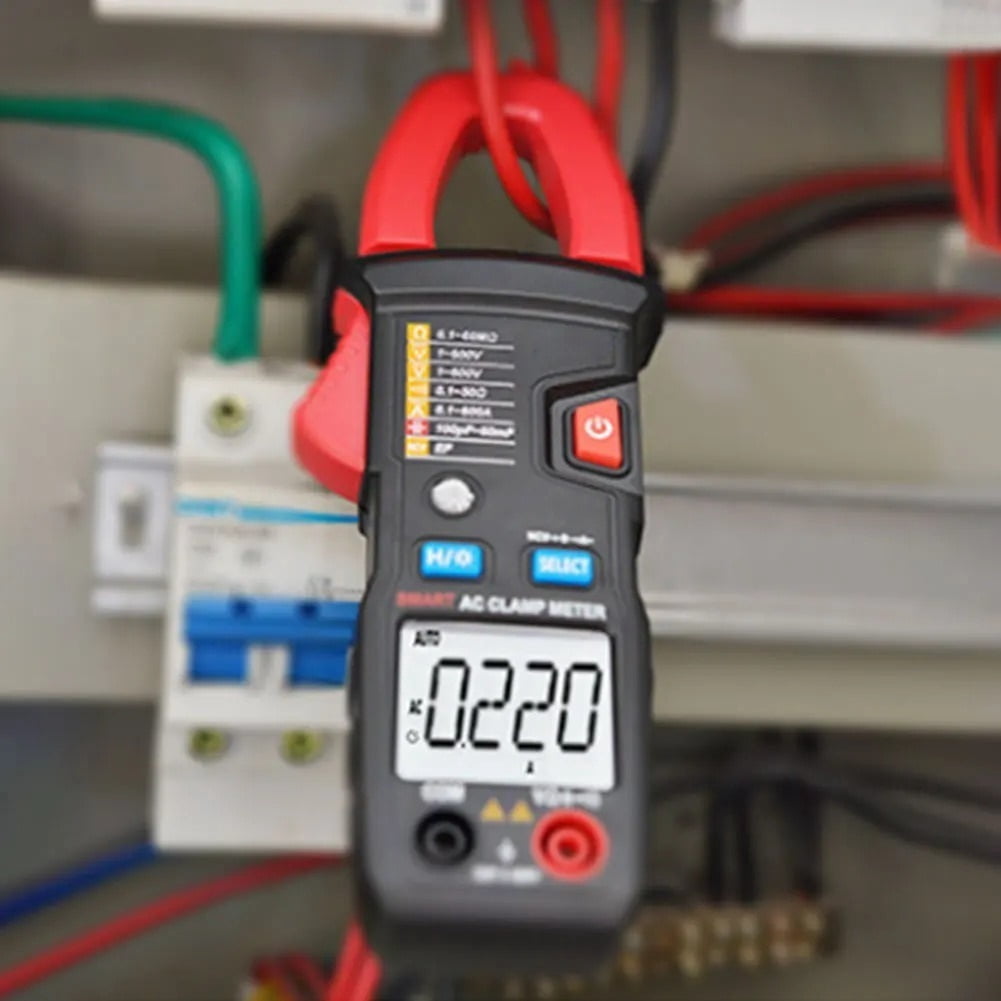 Digital Multimeter Capacitance Ohm Diode Tester 1999 Counts Clamp Meter Current Voltage Tester NCV ,High&Low Sensitivity