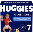 Overnites Nighttime Baby Diapers Size 7