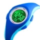 thumbnail image 3 of Reloj digital para niños, esfera redonda, estilo deportivo, reloj de pulsera digital con pantalla LCD impermeable para niños Inevent EL4557-01, 3 of 7