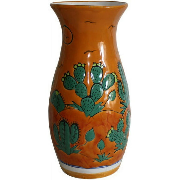Desert Talavera Round Flower Vase