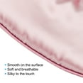 thumbnail image 3 of Uxcell Silk Sleep Mask Soft Satin Eye Protective Mask Blackout Eye Cover with Elastic Straps 2 Pack White Pink, 3 of 4