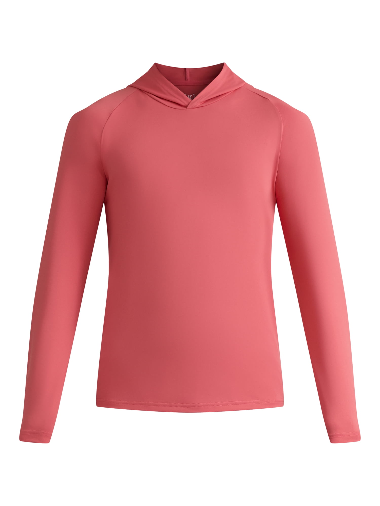 George Men's and Big Men's Hooded Sun Shirt with Long Sleeves, UPF 50+, Sizes S-3XL