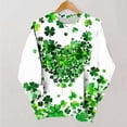 thumbnail image 6 of Taqqpue St. Patrick's Day Sweatshirt for Women Irish Shamrock Pullover Shirts Tops Raglan Sleeve Leaf Clover Shirt,Women Cute Crewneck Long Sleeve Shirts, 6 of 6